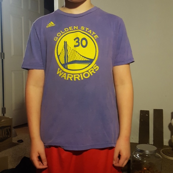 Custom purple warriors jersey tee - Picture 1 of 2